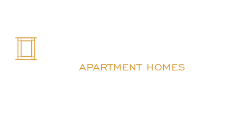the logo for apartment homes on a white background