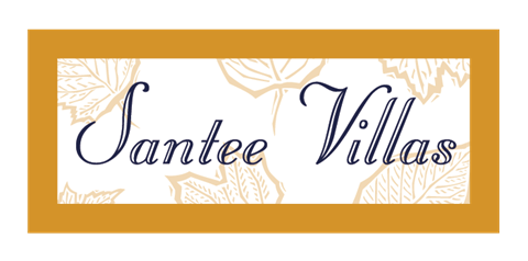 the logo or sign for the resort