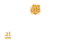 a gift card with a gold bow on a white background