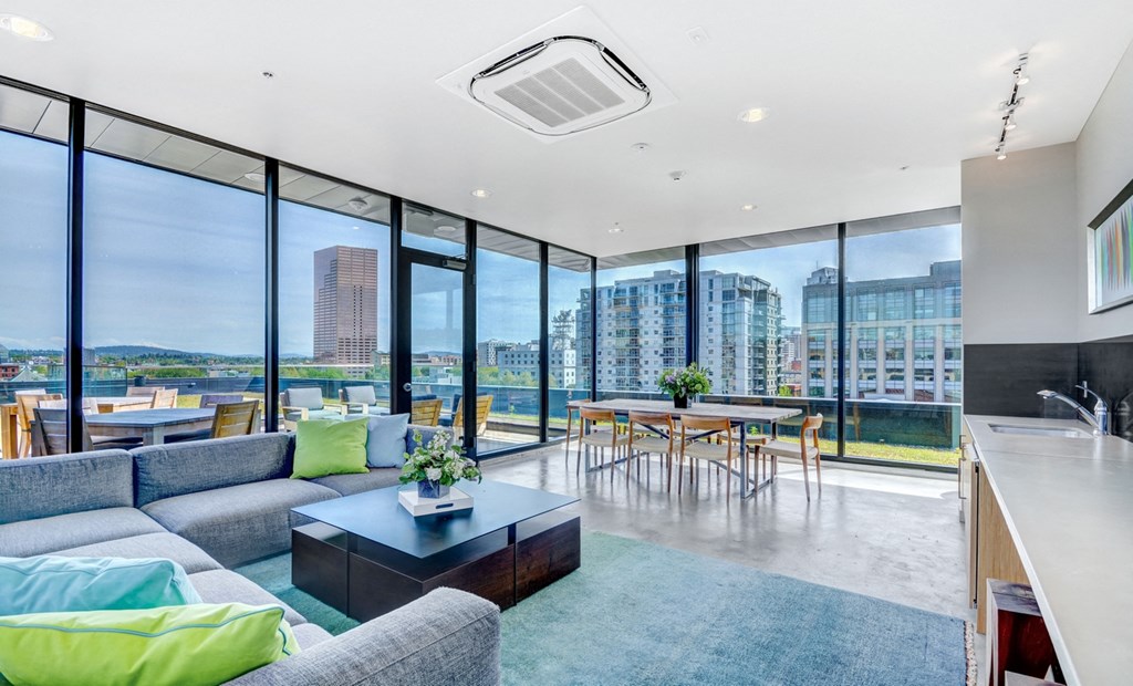 Clubhouse  at mResidences Portland Pearl District, Portland, Oregon