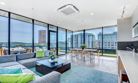 Clubhouse  at mResidences Portland Pearl District, Portland, Oregon