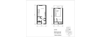1 Bedroom Floor Plan at Orion, Seattle, 98109