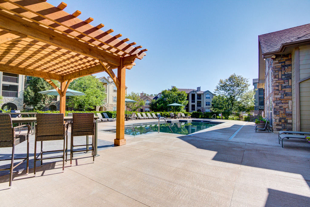 Pool Outdoor Seating area at alvista harmony