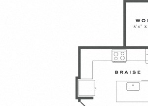 One Bedroom Floorplan