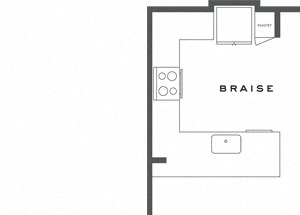 One Bedroom Floorplan