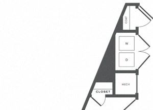 One Bedroom Floorplan
