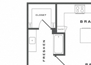 Two Bedroom Floorplan