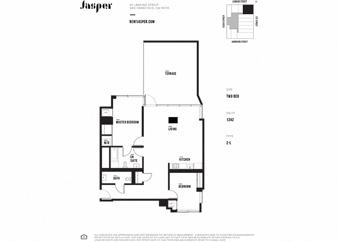 Two Bedroom Floorplan