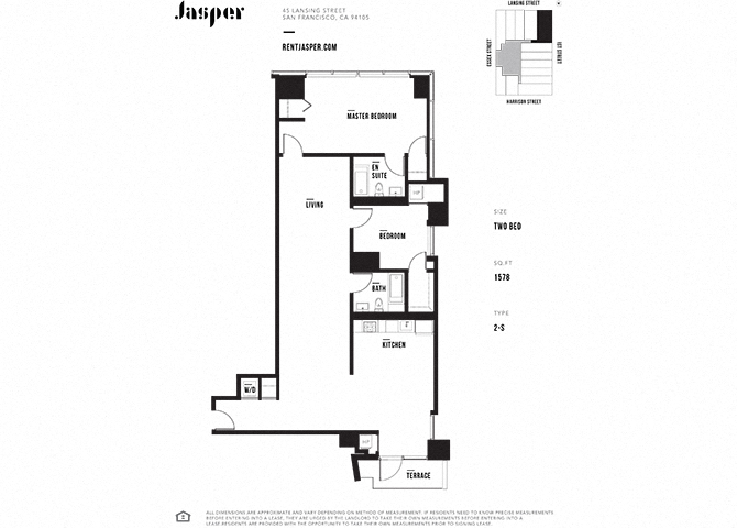 Two Bedroom Floorplan