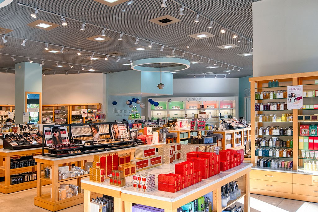 a photo of the inside of a store with lots of products