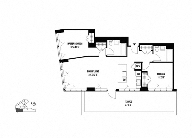 S34 Two bedroom Two bathroom