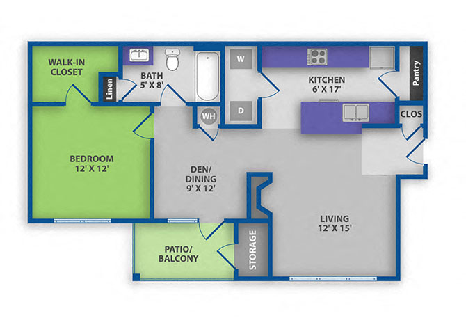 Abacot one bedroom one bathroom