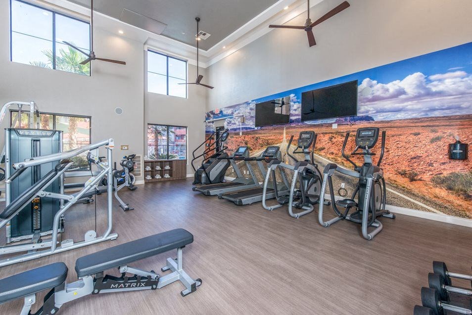 Fitness center at Alanza Place, Phoenix