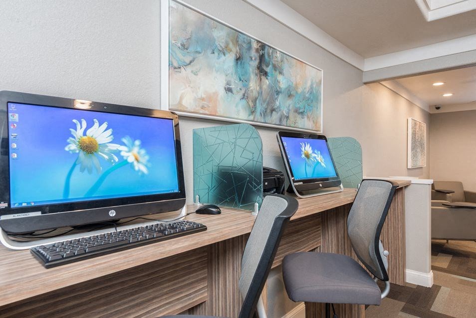 Business center Interior at Alanza Place, Phoenix, AZ