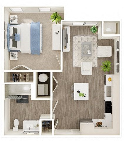 One bedroom one bathroom