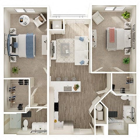 Two bedroom Two bathroom