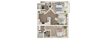 Two bedroom Two bathroom