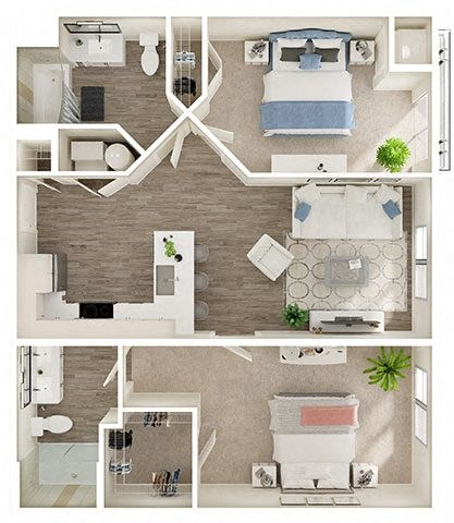 Two bedroom Two bathroom