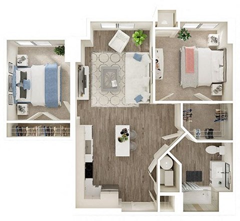 Two bedroom Two bathroom