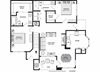 The Retreat Floor Plan The Retreat Floor Plan at Blu on the Boulevard, Baton Rouge