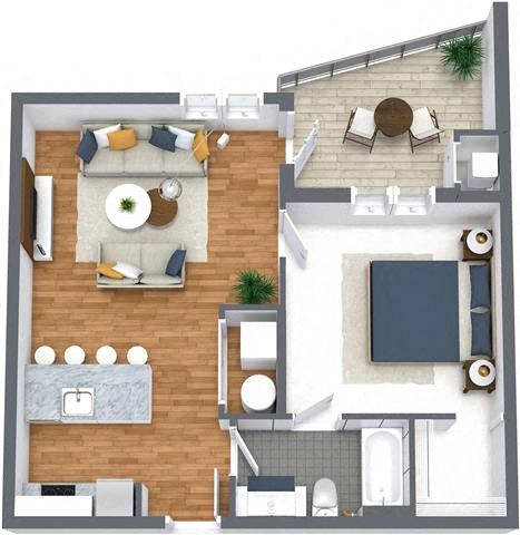 Resevoir One Bedroom One Bathroom