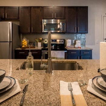 Granite Countertop Kitchen Granite Countertop Kitchen at Allora Bella Terra, Richmond, TX, 77406 - Photo Gallery 3