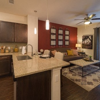 Kitchen/Living room Kitchen/Living room at Allora Bella Terra, Texas - Photo Gallery 2