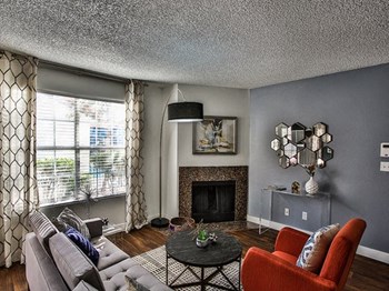 Living Room With Fireplace Property Image