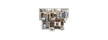 The Muse Floor Plan at The Met, Las Vegas, Nevada