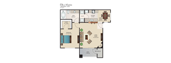 The Acadia Floor Plan at Sunstone, Las Vegas, NV, 89147