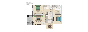 The Biscayne Floor Plan at Sunstone, Las Vegas