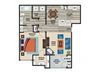 Acadia Floor Plan Acadia 776 sq.ft. Floor Plan at Solitude at Centennial, Las Vegas, NV, 89131