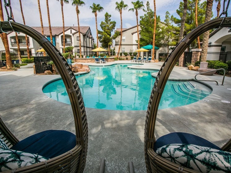 outdoor pool at Solitude at Centennial, Las Vegas, Nevada