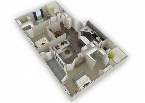 Deluxe- Monte Carlo floor plan at Monaco Park, Nevada