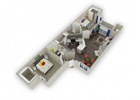 Deluxe- Rainier floor plan at Monaco Park, Nevada
