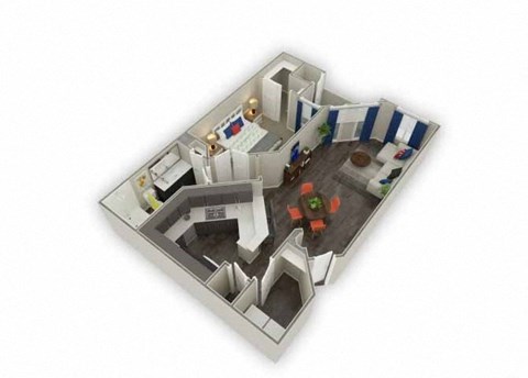 Deluxe- The Stephanie floor plan at Monaco Park, Las Vegas, Nevada