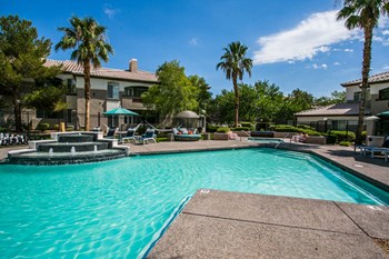 Resort style pool Resort style pool at Monaco Park, Las Vegas - Photo Gallery 2