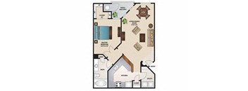 The Stephanie floor plan at Monaco Park, Nevada, 89117