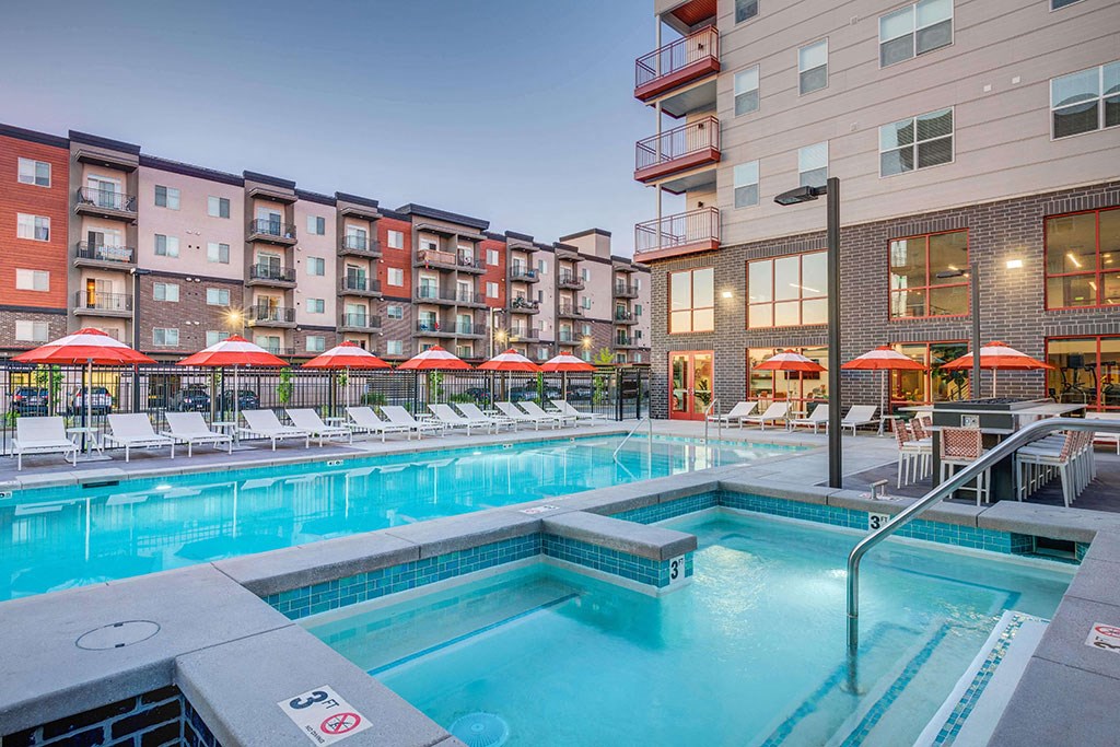 a swimming pool at the residence inn