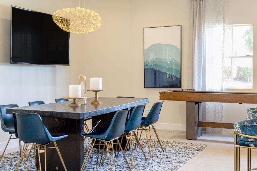 Clubhouse With Billiards Table at Marquessa Villas, California