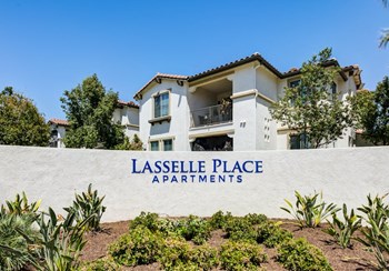 Lasselle Place monument sign at Lasselle Place, Moreno Valley, California - Photo Gallery 39