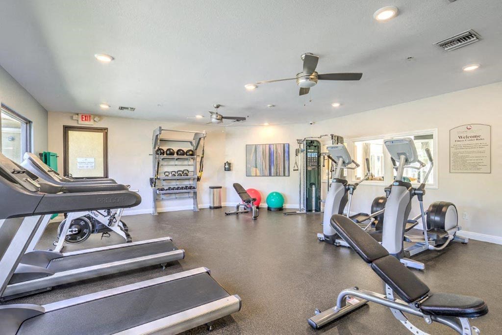 Fitness Center  at Stone Canyon Apartments, Riverside, California