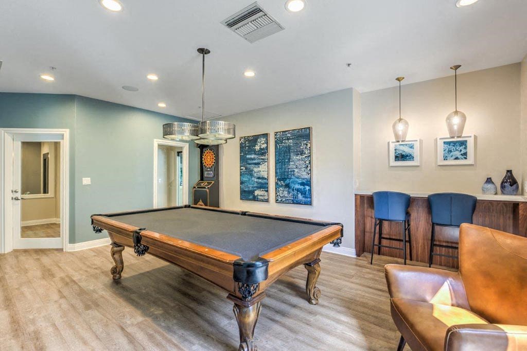 Billiards  at Stone Canyon Apartments, Riverside, California