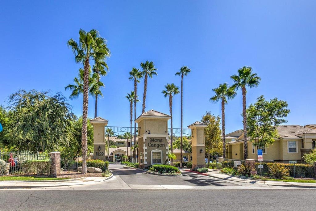 Property Entrance  at Stone Canyon Apartments, California,92507