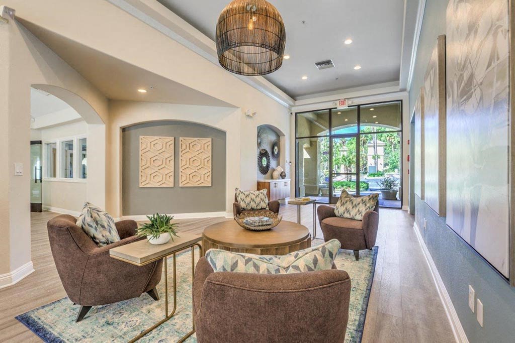 Clubhouse decor  at Stone Canyon Apartments, California,92507