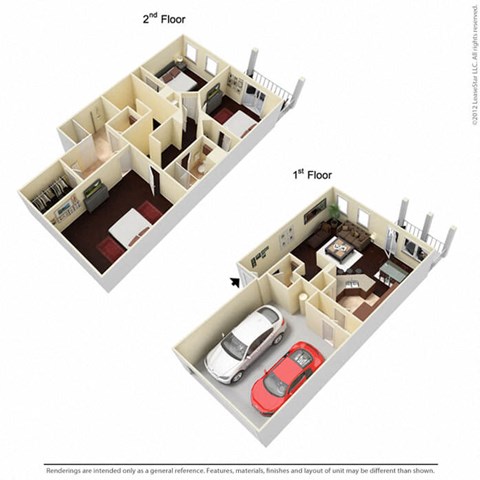 TH3 floor plan 3D