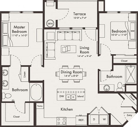 Fuchsia floor plan.