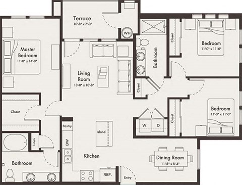 Primrose floor plan.