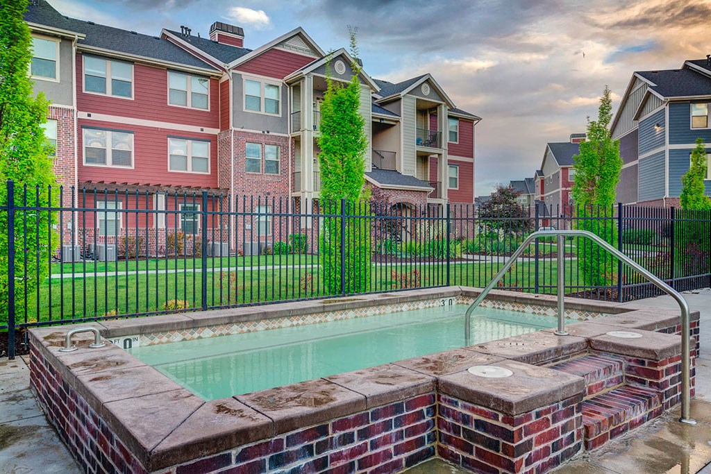 building exterior and fountain