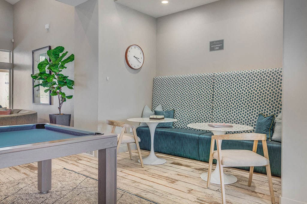 Clubhouse sitting area